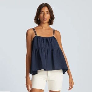 Everlane The Billow Cami in Navy : size small